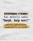 Marškinėliai patarimas vyrams